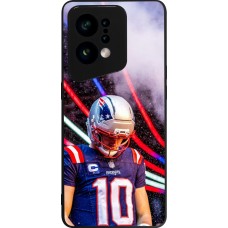 Coque OPPO Find X5 - Silicone rigide noir Super Bowl 26 Patriots 3
