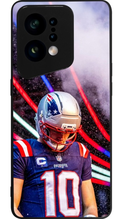 OPPO Find X5 Case Hülle - Silikon schwarz Super Bowl 26 Patriots 3