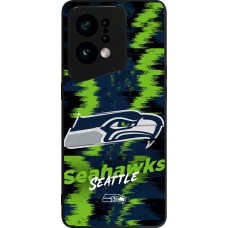 Coque OPPO Find X5 - Silicone rigide noir Super Bowl 26 Seattle 2