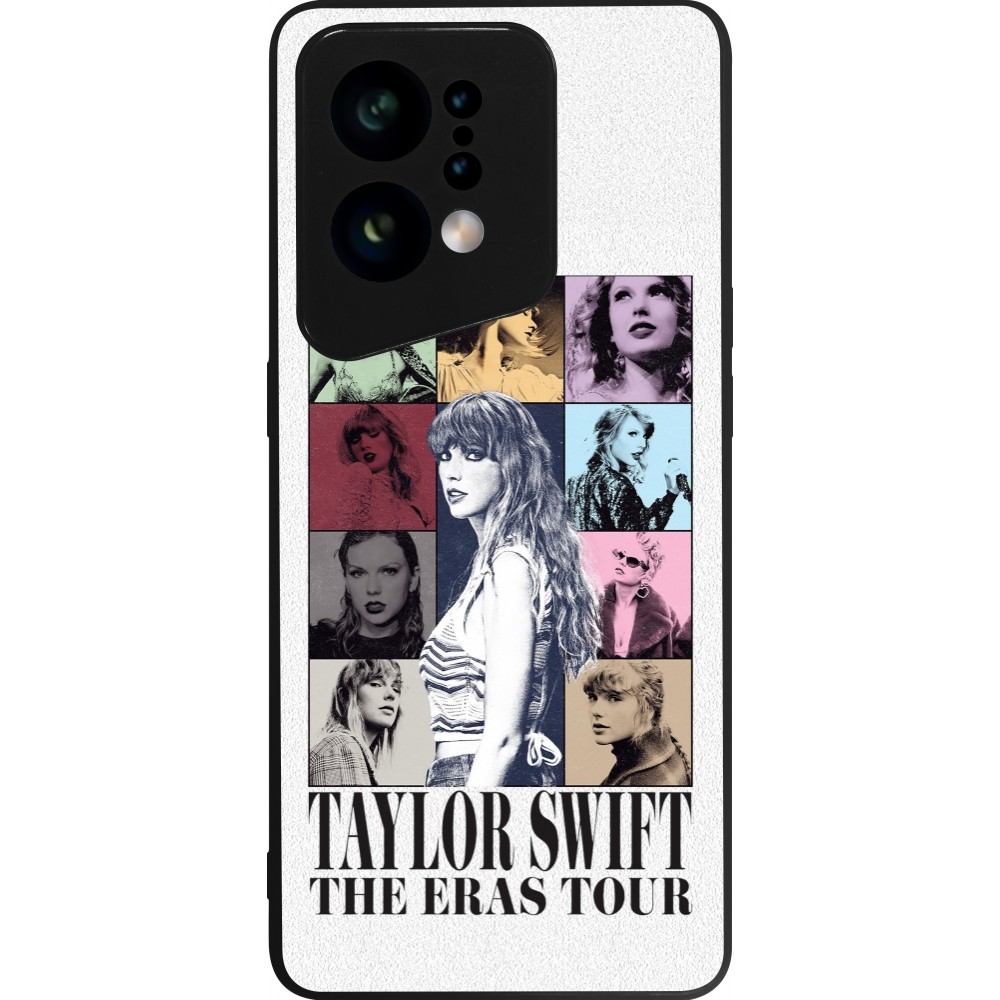 Coque OPPO Find X5 - Silicone rigide noir Taylor Swift The Eras Tour