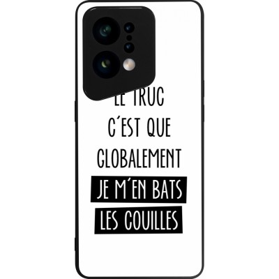 OPPO Find X5 Case Hülle - Silikon schwarz Le truc globalement bats les couilles