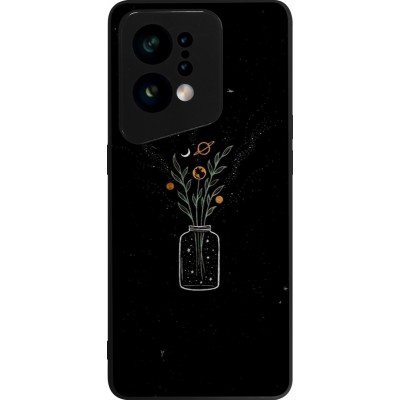 Coque OPPO Find X5 - Silicone rigide noir Vase black