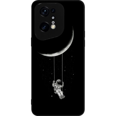 OPPO Find X5 Pro Case Hülle - Silikon schwarz Astro balançoire