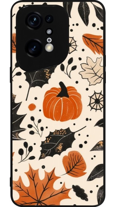 OPPO Find X5 Pro Case Hülle - Silikon schwarz Autumn 2024 nature