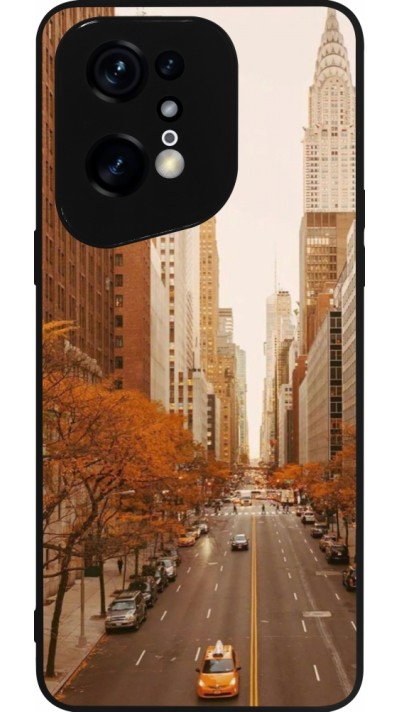 OPPO Find X5 Pro Case Hülle - Silikon schwarz Autumn 2024 New York city