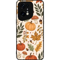 OPPO Find X5 Pro Case Hülle - Silikon schwarz Autumn 25 Autumn pattern