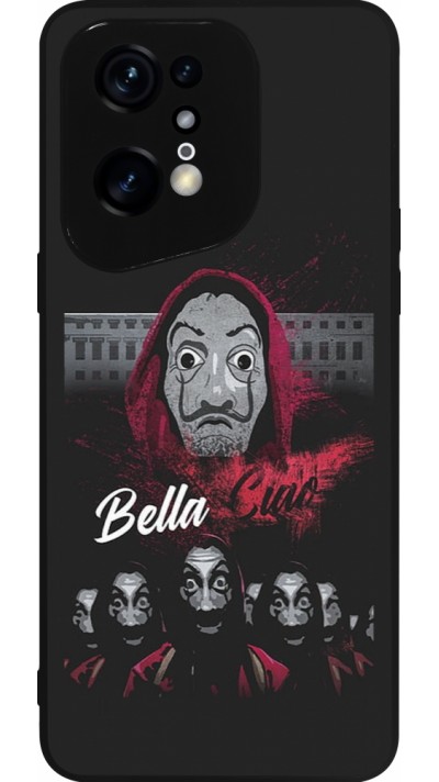 OPPO Find X5 Pro Case Hülle - Silikon schwarz Bella Ciao