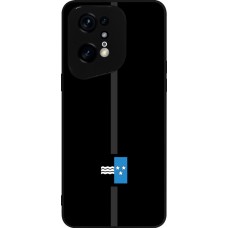 Coque OPPO Find X5 Pro - Silicone rigide noir Canton AG noir