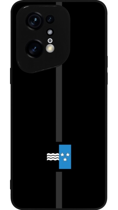Coque OPPO Find X5 Pro - Silicone rigide noir Canton AG noir
