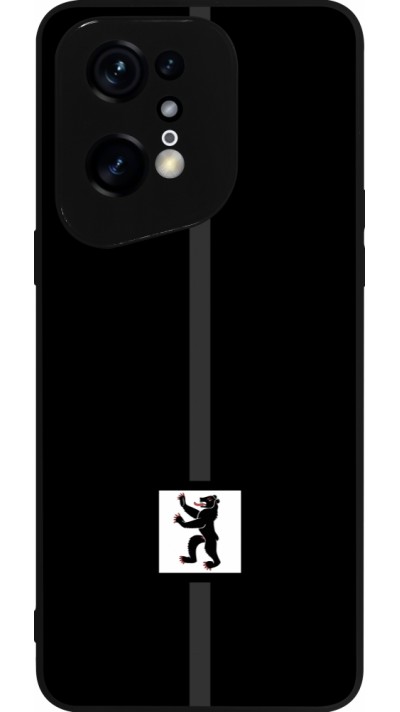Coque OPPO Find X5 Pro - Silicone rigide noir Canton AI noir
