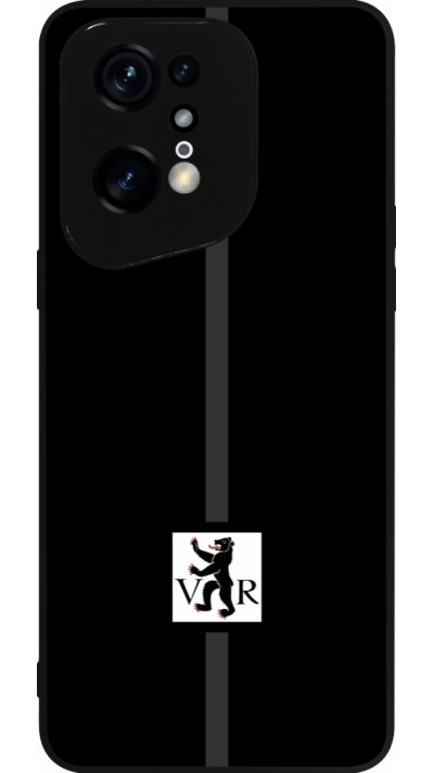 OPPO Find X5 Pro Case Hülle - Silikon schwarz Kanton AR schwarz