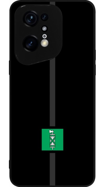 OPPO Find X5 Pro Case Hülle - Silikon schwarz Kanton SG schwarz