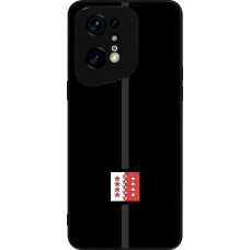 Coque OPPO Find X5 Pro - Silicone rigide noir Canton VS noir