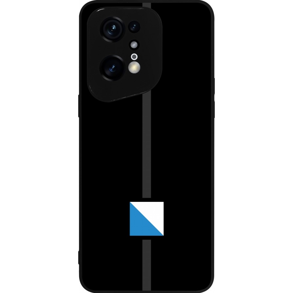 OPPO Find X5 Pro Case Hülle - Silikon schwarz Kanton ZH schwarz