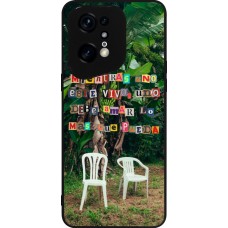 Coque OPPO Find X5 Pro - Silicone rigide noir Chairs DTMF