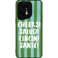 OPPO Find X5 Pro Case Hülle - Silikon schwarz Cheers 2026