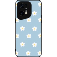 OPPO Find X5 Pro Case Hülle - Silikon schwarz Easter 2024 daisy flower