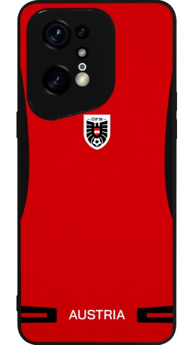 OPPO Find X5 Pro Case Hülle - Silikon schwarz O?sterreich 2026 personalisierbares Fussballtrikot
