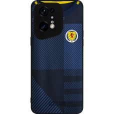 OPPO Find X5 Pro Case Hülle - Silikon schwarz Schottland personalisierbares Fussballtrikot