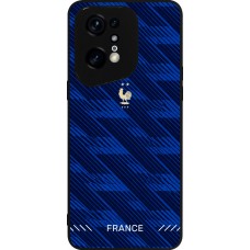 OPPO Find X5 Pro Case Hülle - Silikon schwarz Frankreich 2026 personalisierbares Fussballtrikot