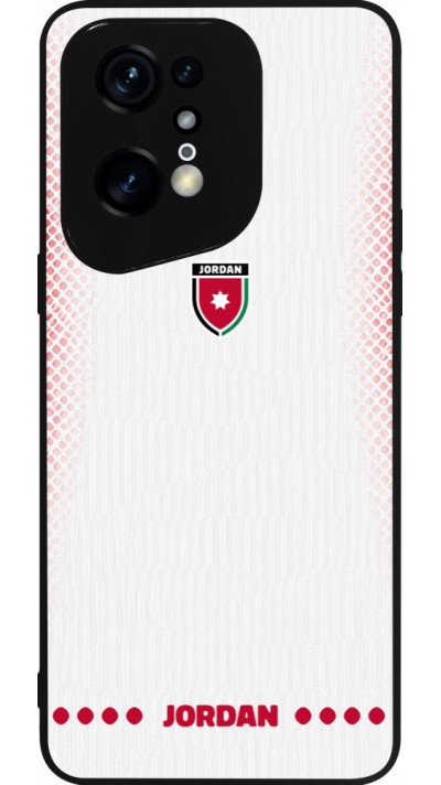 OPPO Find X5 Pro Case Hülle - Silikon schwarz Jordanien 2026 personalisierbares Fussballtrikot