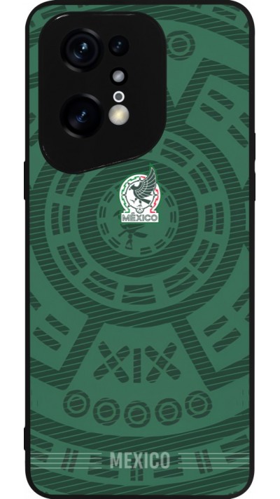 OPPO Find X5 Pro Case Hülle - Silikon schwarz Mexiko 2026 personalisierbares Fussballtrikot