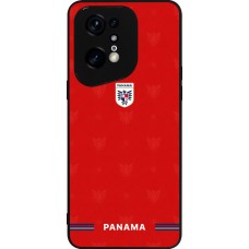 Coque OPPO Find X5 Pro - Silicone rigide noir Maillot de football Panama 2026 personnalisable