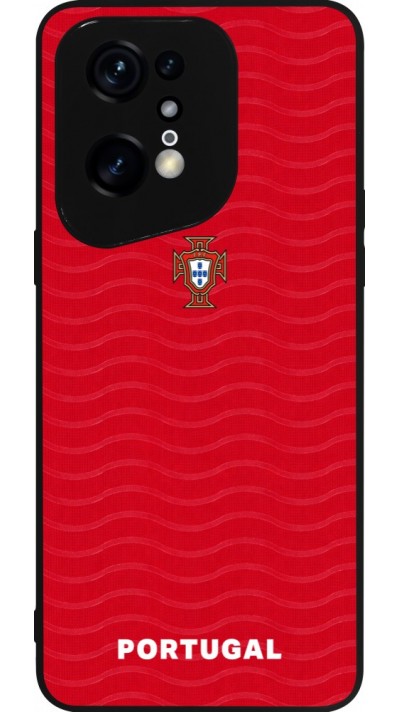OPPO Find X5 Pro Case Hülle - Silikon schwarz Portugal 2026 personalisierbares Fussballtrikot