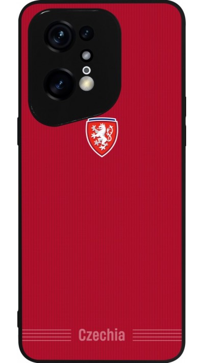OPPO Find X5 Pro Case Hülle - Silikon schwarz Tschechische Republik 2026 personalisierbares Fussballtrikot