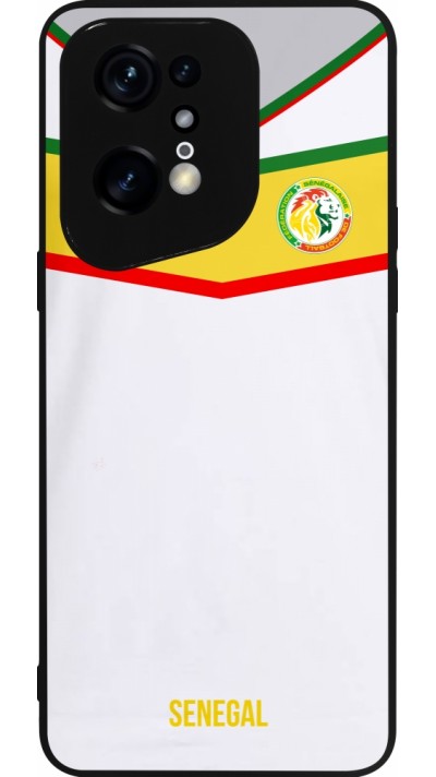 OPPO Find X5 Pro Case Hülle - Silikon schwarz Senegal 2022 personalisierbares Fußballtrikot
