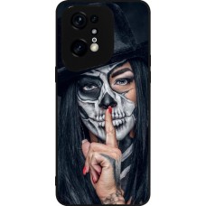 Coque OPPO Find X5 Pro - Silicone rigide noir Halloween 18 19