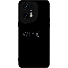 Coque OPPO Find X5 Pro - Silicone rigide noir Halloween 22 witch word