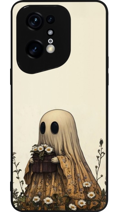OPPO Find X5 Pro Case Hülle - Silikon schwarz Halloween 2025 Ghost gardener