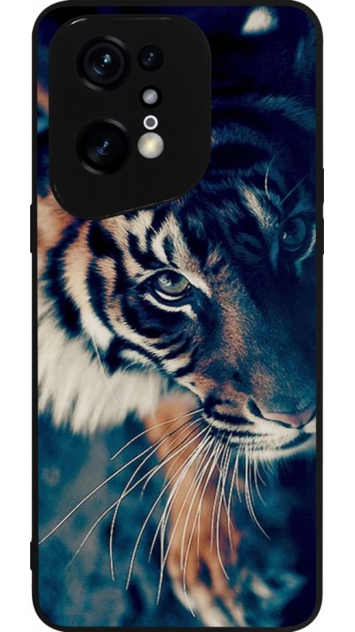 Coque OPPO Find X5 Pro - Silicone rigide noir Incredible Lion