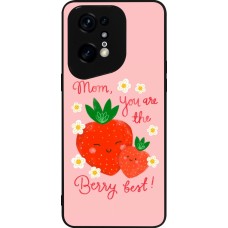 Coque OPPO Find X5 Pro - Silicone rigide noir Mom 2026 Berry best