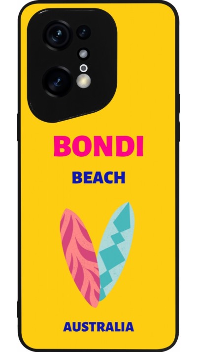 OPPO Find X5 Pro Case Hülle - Silikon schwarz Pop Summer Destination Bondi