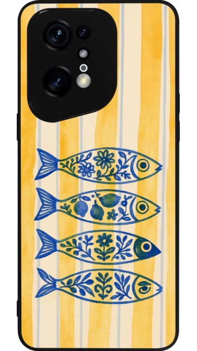 OPPO Find X5 Pro Case Hülle - Silikon schwarz Portuguese fish 2026