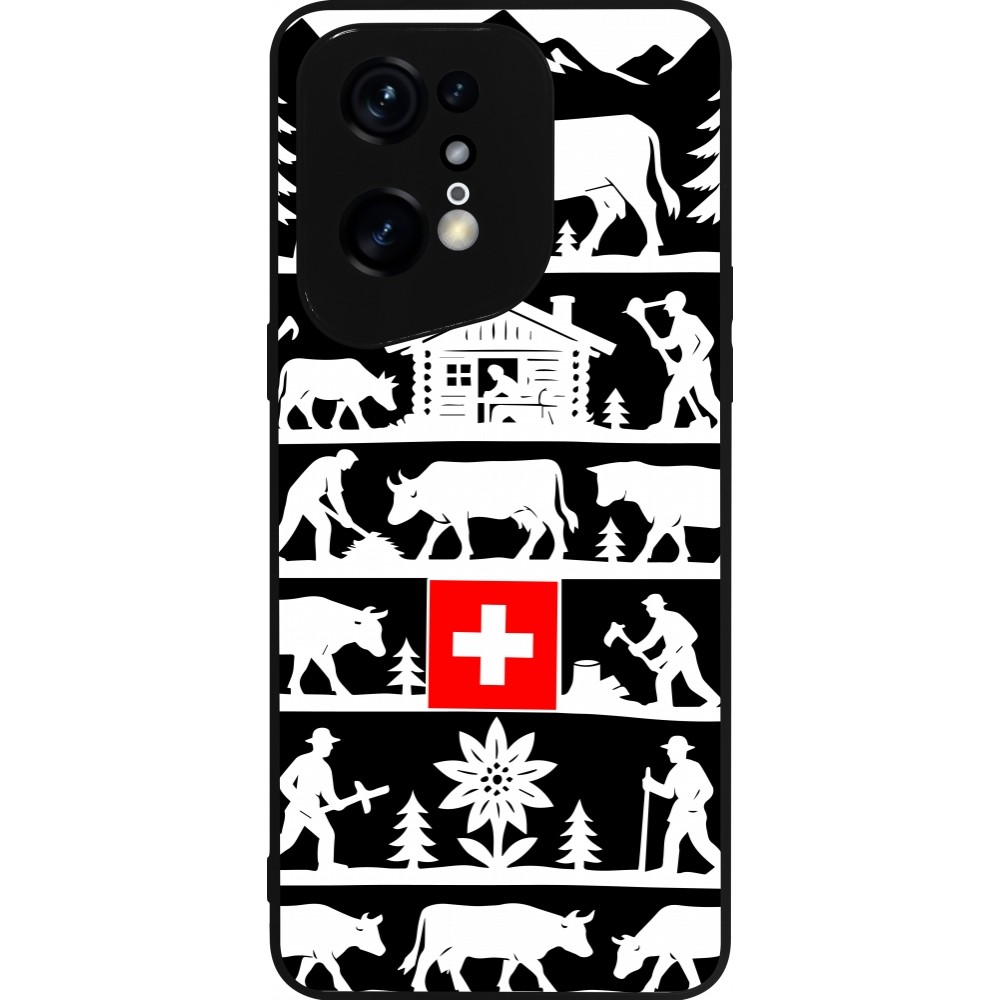 OPPO Find X5 Pro Case Hülle - Silikon schwarz Poya Schweiz 1 schwarz