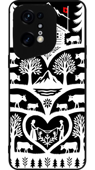OPPO Find X5 Pro Case Hülle - Silikon schwarz Poya Schweiz 2 schwarz