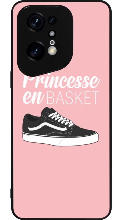 OPPO Find X5 Pro Case Hülle - Silikon schwarz princesse en basket