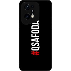 Coque OPPO Find X5 Pro - Silicone rigide noir Qsafoda 1