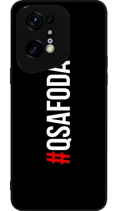 OPPO Find X5 Pro Case Hülle - Silikon schwarz Qsafoda 1