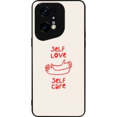 Coque OPPO Find X5 Pro - Silicone rigide noir Saint Valentines Day 26 Self love self care