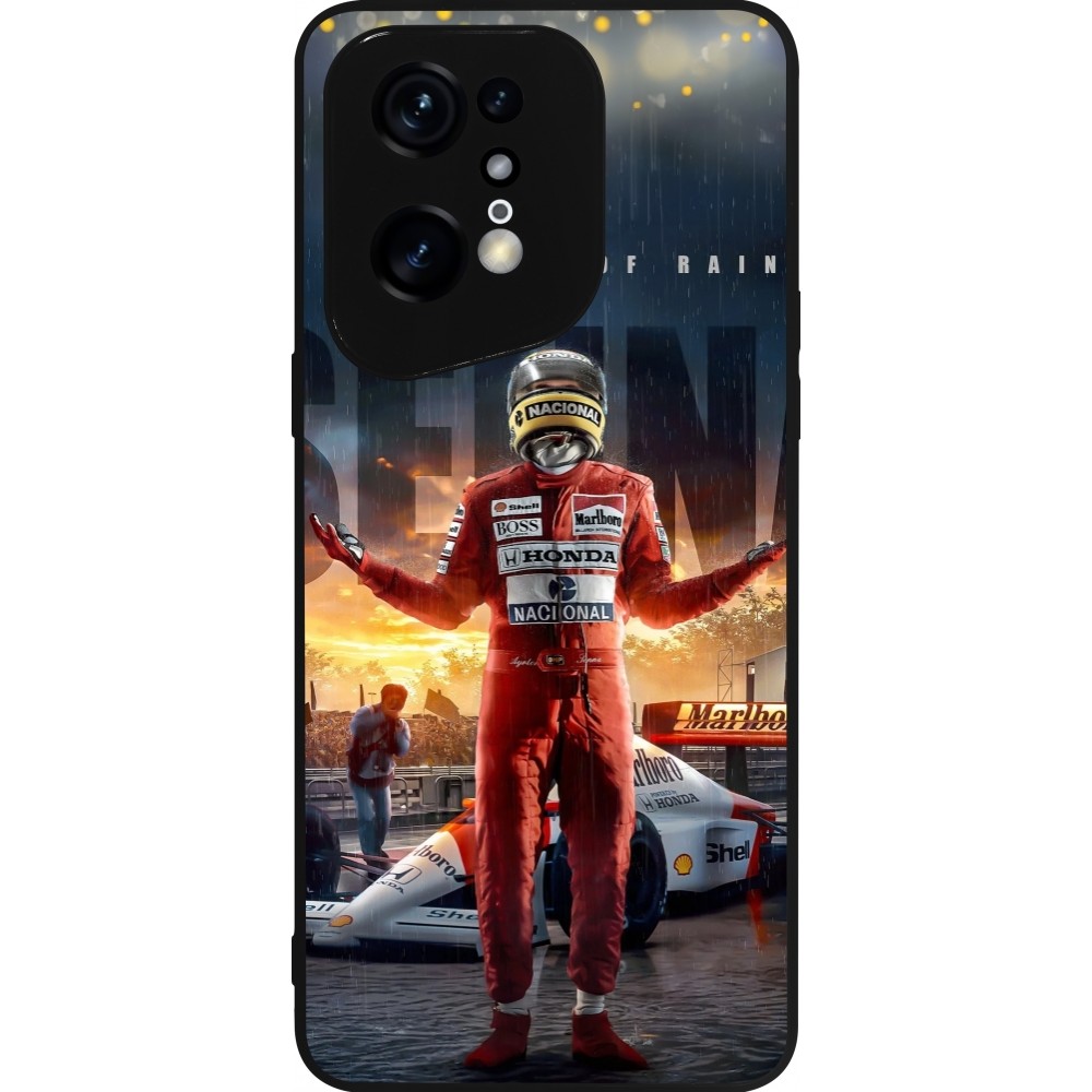 OPPO Find X5 Pro Case Hülle - Silikon schwarz Senna The King of Rain