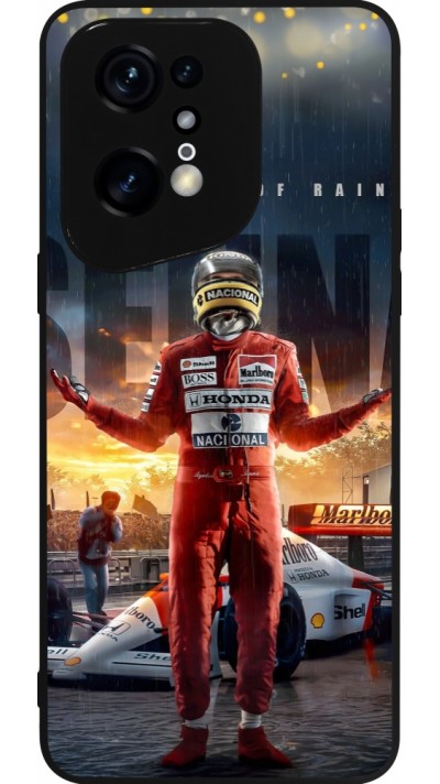 OPPO Find X5 Pro Case Hülle - Silikon schwarz Senna The King of Rain