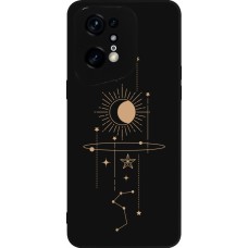Coque OPPO Find X5 Pro - Silicone rigide noir Spring 23 astro