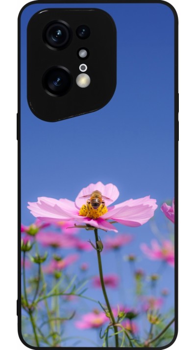 OPPO Find X5 Pro Case Hülle - Silikon schwarz Bee on a flower Spring 2026
