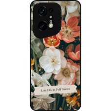 OPPO Find X5 Pro Case Hülle - Silikon schwarz Full Bloom Spring 2026