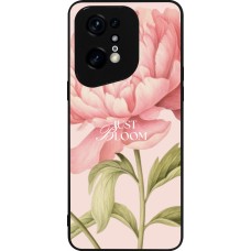 Coque OPPO Find X5 Pro - Silicone rigide noir Just Bloom Spring 2026