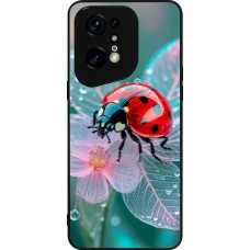 OPPO Find X5 Pro Case Hülle - Silikon schwarz Ladybird in bloom Spring 2026